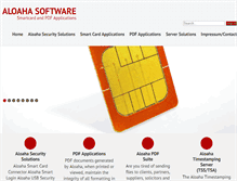 Tablet Screenshot of blog.aloaha.com